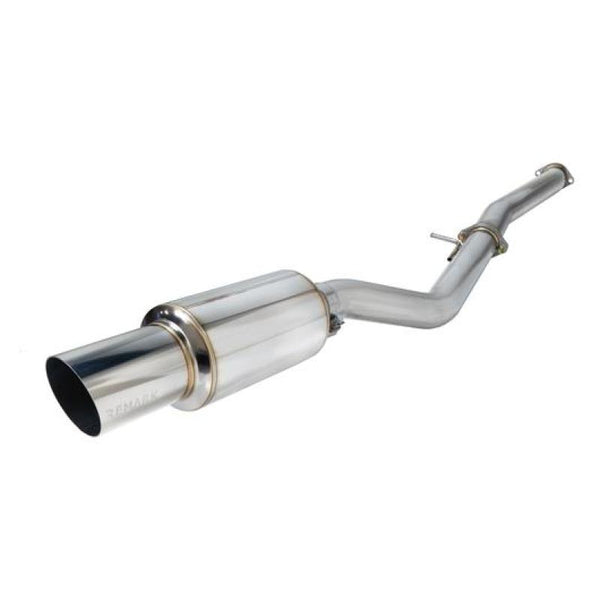 Remark 2009+ Nissan 370Z Cat-Back Exhaust R1-Spec w/Single Stainless Steel Exit - Bull Strap