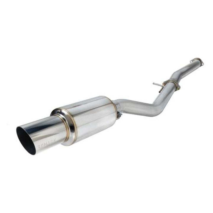 Remark 2009+ Nissan 370Z Cat-Back Exhaust R1-Spec w/Single Stainless Steel Exit - Bull Strap