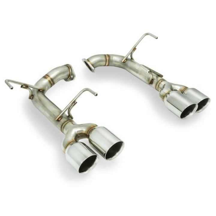 Remark 2015+ Subaru WRX/STI VA Axle Back Exhaust w/Stainless Steel Double Wall Tip - Bull Strap