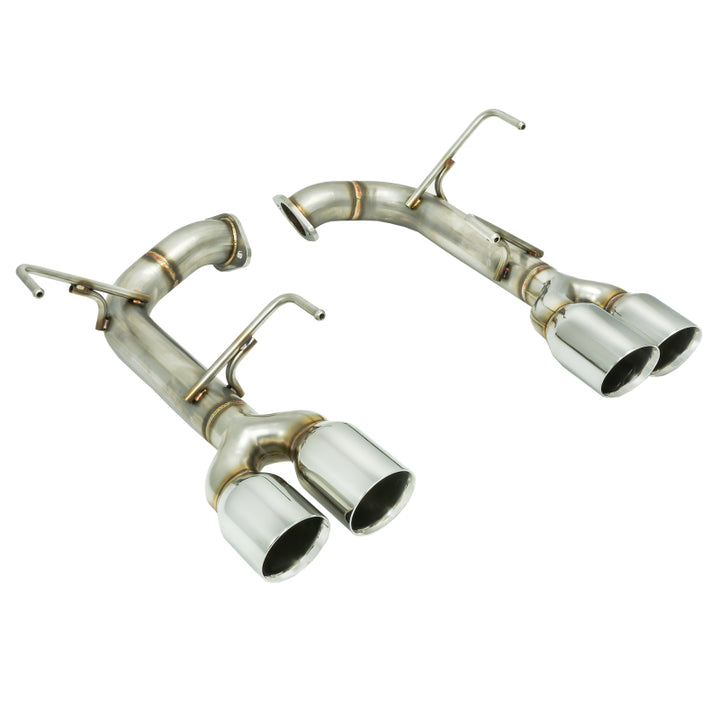 Remark 2015+ Subaru WRX/STI VA Axle Back Exhaust w/Stainless Steel Double Wall Tip - Bull Strap