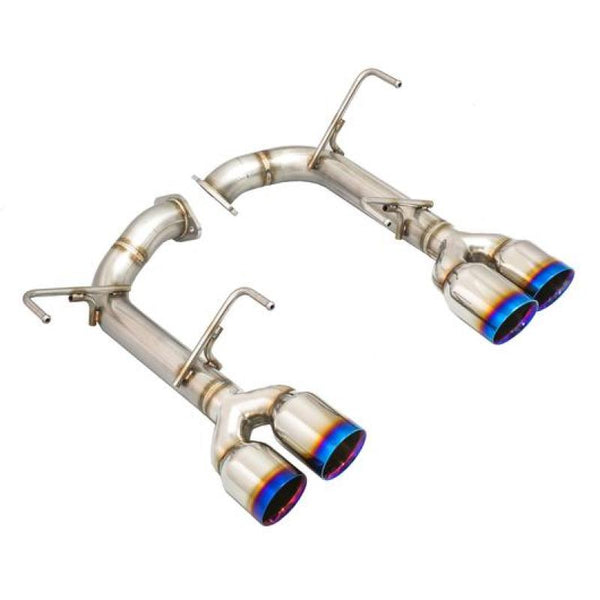 Remark 2015+ Subaru WRX/STI VA Axle Back Exhaust w/Titanium Stainless Double Wall Tip - Bull Strap