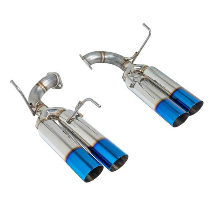 Remark 2015+ Subaru WRX/STI VA Boso Edition Axle Back Exhaust w/ Titanium Single Wall Tip - Bull Strap