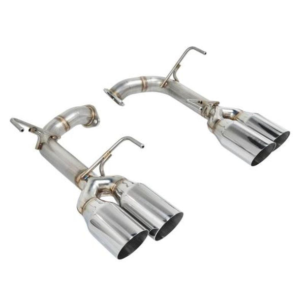 Remark 2015+ Subaru WRX STi VA Axle Back Exhaust w/Stainless Steel Single Wall Tip 4in - Bull Strap