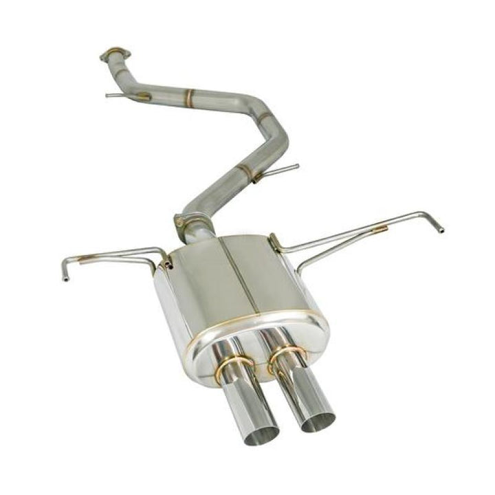 Remark 2019+ Toyota Corolla Hatchback Cat-Back Remark Exhaust w/Stainless Polished Tip - Bull Strap