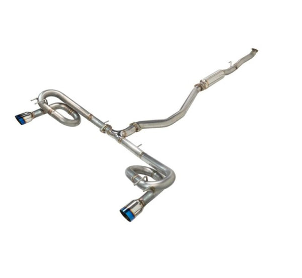 Remark 2022+ Honda Civic Si FE1 Sport Touring (Link Loop) Catback Exhaust w/ Burnt Stainless Tip - Bull Strap
