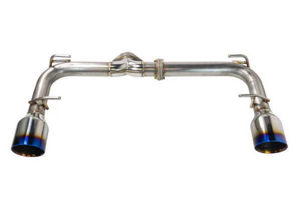 Remark 2022+ Subaru BRZ/Toyota GR86 Axle Back Exhaust w/Titanium Double Wall Tip - Bull Strap