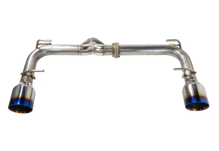 Remark 2022+ Subaru BRZ/Toyota GR86 Axle Back Exhaust w/Titanium Double Wall Tip - Bull Strap