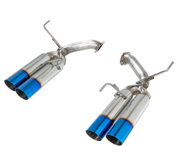 Remark 2022+ Subaru WRX BOSO Edition Axle Back Exhaust w/ Burnt Stainless Tip - Bull Strap