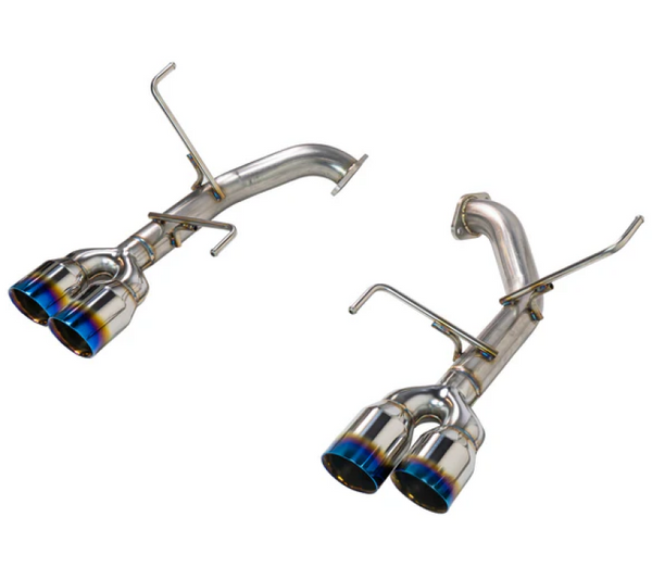 Remark 2022+ Subaru WRX (VB) 3.5in Axleback Exhaust w/ Burnt Stainless Double Wall Tip - Bull Strap