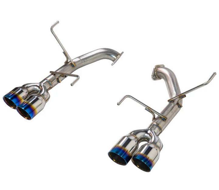 Remark 2022+ Subaru WRX (VB) 3.5in Axleback Exhaust w/ Burnt Stainless Double Wall Tip - Bull Strap