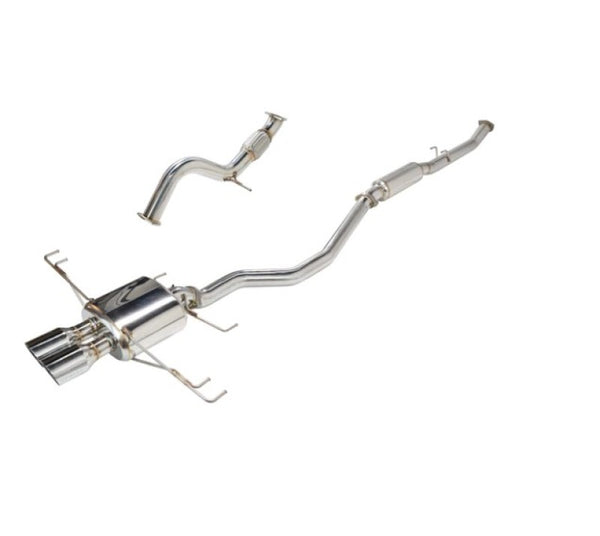 Remark 2023+ Honda Civic Type-R (FL5) Sports Touring Catback Exhaust/Front Pipe - Stainless Steel - Bull Strap