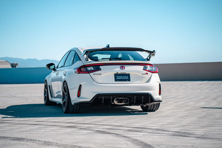 Remark 2023+ Honda Civic Type-R (FL5) Sports Touring Catback Titanium Exhaust/SUS304 Front Pipe - Bull Strap
