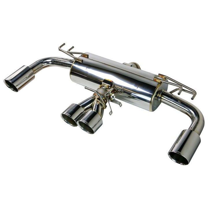Remark 2023+ Toyota GR Corolla Elite Spec Quad Tip Catback Exhaust - Bull Strap