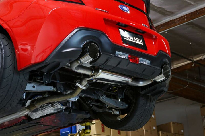Remark 22+ Subaru BRZ/Toyota GR86 Axle-Back Exhaust - Stainless Single Wall Tips - Bull Strap