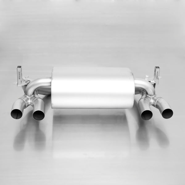 Remus 2014 BMW M3 F80 Sedan 3.0L 317 Kw (S55B30) Axle Back Exhaust (Tail Pipes Req) - Bull Strap