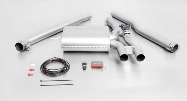 Remus 2014 Mini Cooper S F56 (Not For Facelift Models) 2.0L Turbo Cat Back Exhaust (Tail Pipes Req) - Bull Strap