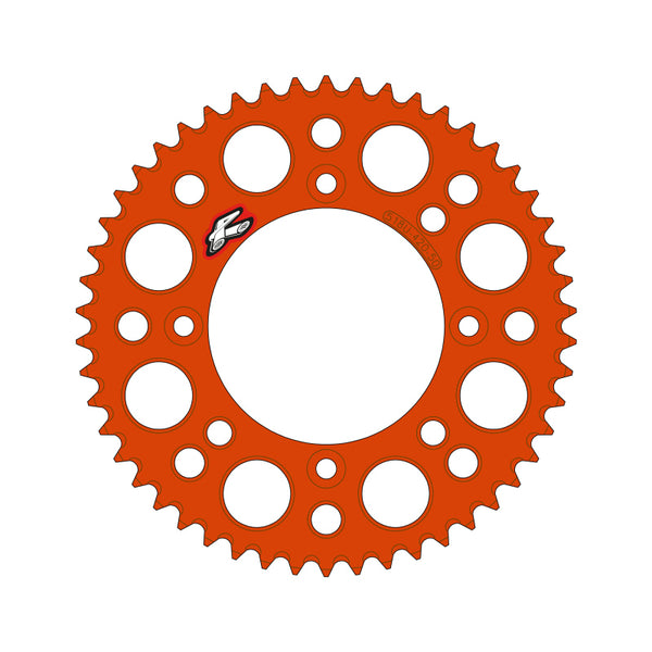 Renthal 2025 KTM 65 Rear Chain Wheel - Orange 420-48GP Teeth - Bull Strap