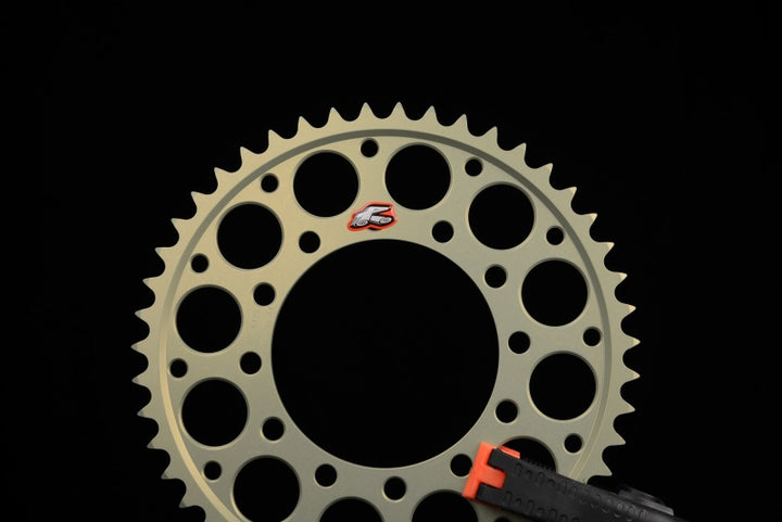 Renthal 24+Kawasaki ZX-4R/ ZX-4RR Rear Sprocket - Hard Anodized 520-50P Hard Anod - Bull Strap