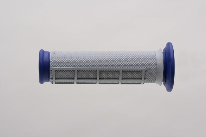 Renthal ATV Dual Compound Grips 1/2 Waffle - Blue - Bull Strap