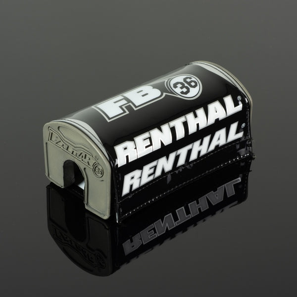 Renthal Fatbar 36 Pad - Black/ Silver/ White - Bull Strap