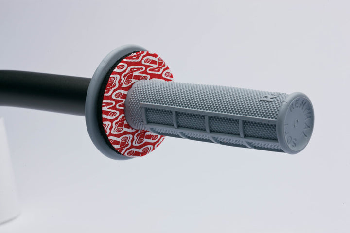 Renthal Grip Donutz - Red - Bull Strap