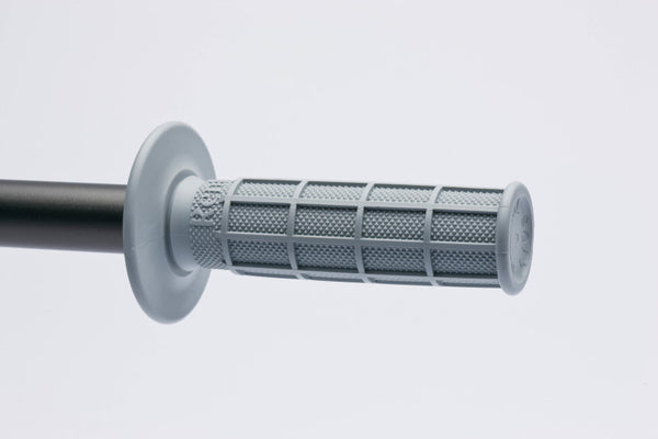Renthal MX Grips Soft Full Waffle - Light Grey - Bull Strap