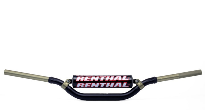 Renthal RC/ 04+ Honda CRF/ 06+ Kawasaki KX/ KXF Twinwall Pad - Black - Bull Strap
