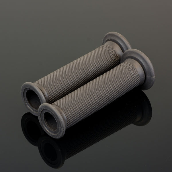Renthal Road Race Grips Firm Short Diamond - Charcoal - Bull Strap
