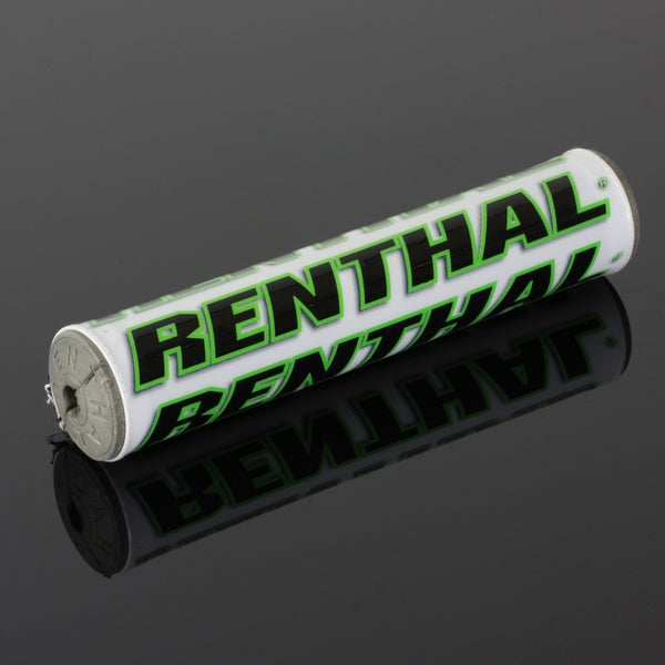 Renthal SX Pad 10 in. - White/ Green - Bull Strap