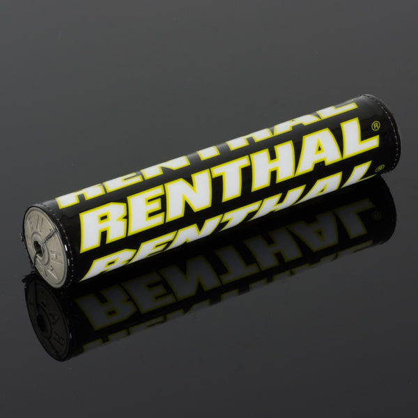 Renthal Team Issue SX Pad - Black/ White/ Yellow - Bull Strap