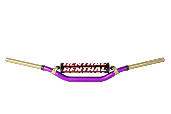 Renthal Villopoto/ Stewart/ 19+ Honda CRF Twinwall Pad - Purple - Bull Strap