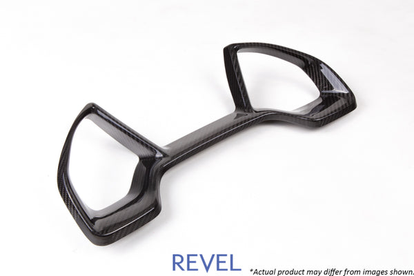 Revel GT Dry Carbon Dash Cluster Cover 16-18 Honda Civic - 1 Piece - Bull Strap