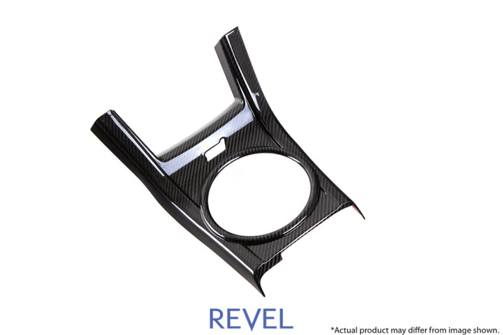 Revel GT Dry Carbon Shifter Panel Cover 15-18 Subaru WRX/STI - 1 Piece - Bull Strap
