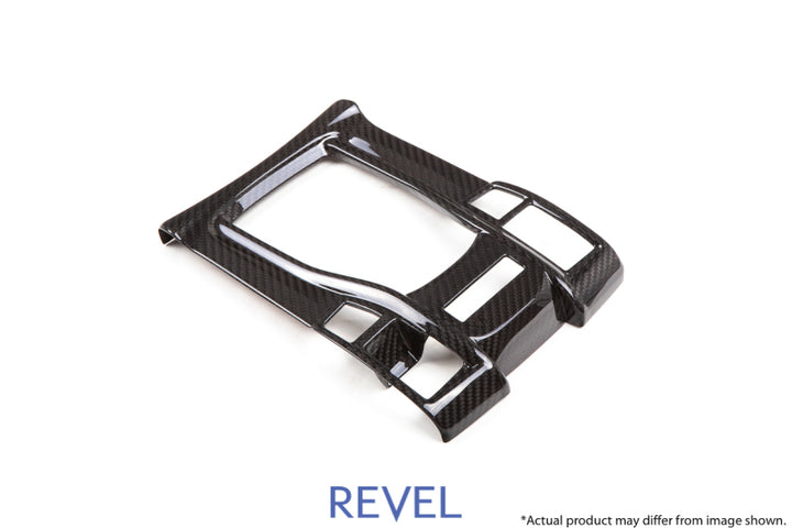 Revel GT Dry Carbon Shifter Panel Cover 17-18 Honda Civic Type-R - 1 Piece - Bull Strap