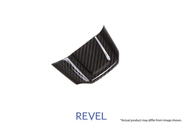 Revel GT Dry Carbon Steering Wheel Insert Lower Cover 15-18 Subaru WRX/STI - 1 Piece - Bull Strap