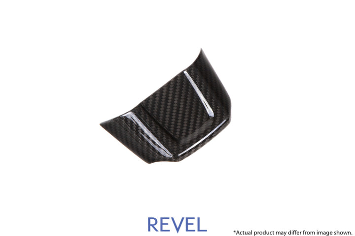 Revel GT Dry Carbon Steering Wheel Insert Lower Cover 15-18 Subaru WRX/STI - 1 Piece - Bull Strap