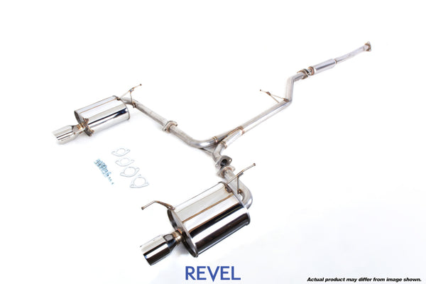 Revel Medallion Touring-S Catback Exhaust - Dual Muffler 02-03 Acura CL Type S - Bull Strap