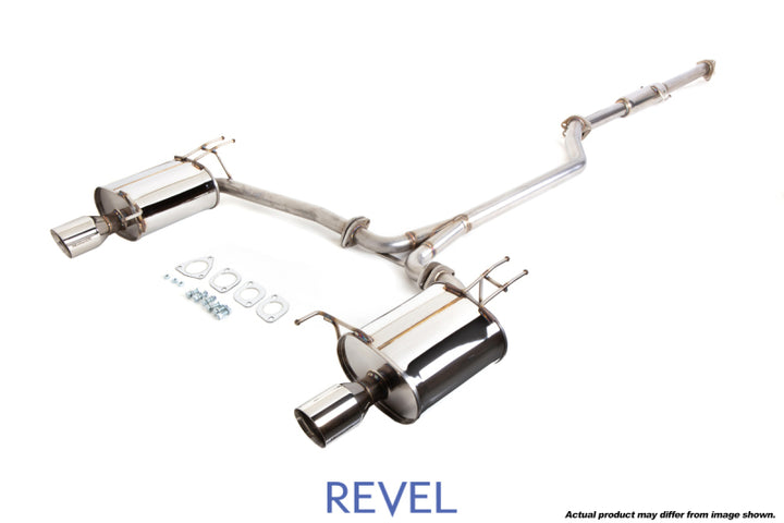 Revel Medallion Touring-S Catback Exhaust - Dual Muffler 09-14 Acura TSX 2.4L - Bull Strap