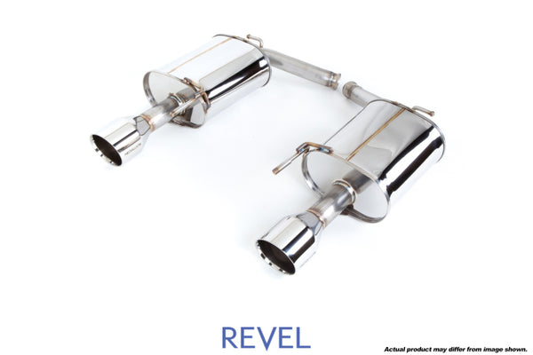 Revel Medallion Touring-S Catback Exhaust - Dual Muffler / Axle Back 07-08 Infiniti G35 Sedan - Bull Strap