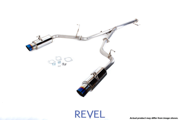 Revel Medallion Touring-S Catback Exhaust - Dual Muffler/ Blue Tip 90-99 Mitsubishi 3000GT VR4 - Bull Strap