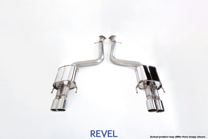 Revel Medallion Touring-S Catback Exhaust - Dual Muffler / Quad Tip / Rear Section 16-17 Lexus GS F - Bull Strap
