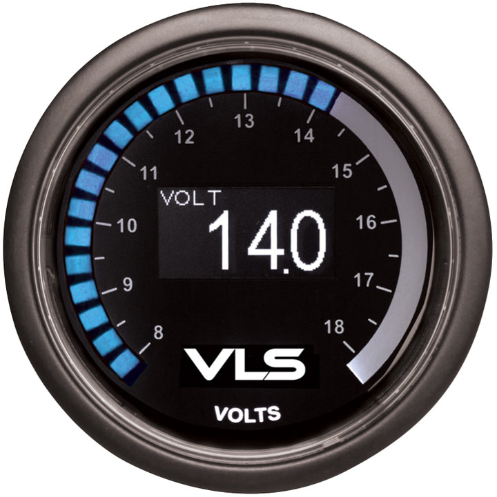 Revel VLS 52mm Voltage Gauge - Bull Strap
