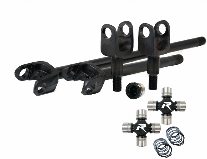 Revolution Gear & Axle 07-18 Jeep Wrangler JK Chromoly Discovery Series Front Axle Kit w/U-Joints - Bull Strap