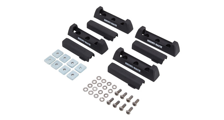 Rhino-Rack Quick Mount Leg Base & Cover w/Hardware - 4 pcs - Bull Strap