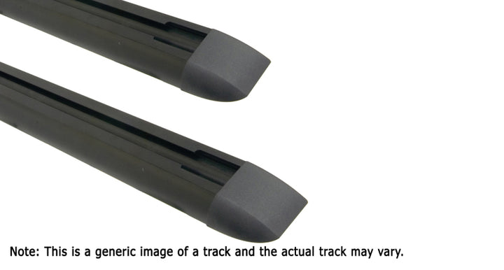 Rhino-Rack RTC Tracks w/Hardware & End Caps - 55in - Pair - Bull Strap