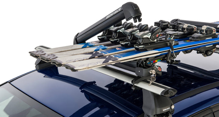 Rhino-Rack Universal Ski/Snowboard Carrier - Fits 4 Pairs of Skis or 2 Snowboards - Black - Bull Strap