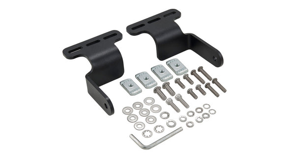 Rhino-Rack Vortex & Heavy Duty LED Light Brackets - 2 Pack - Bull Strap