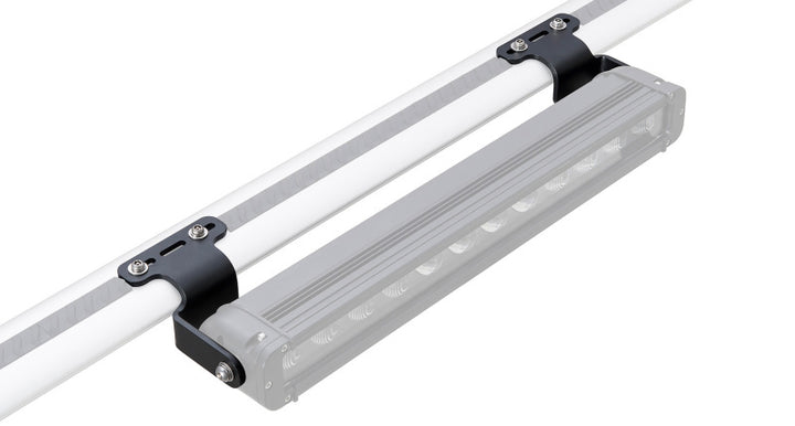 Rhino-Rack Vortex & Heavy Duty LED Light Brackets - 2 Pack - Bull Strap