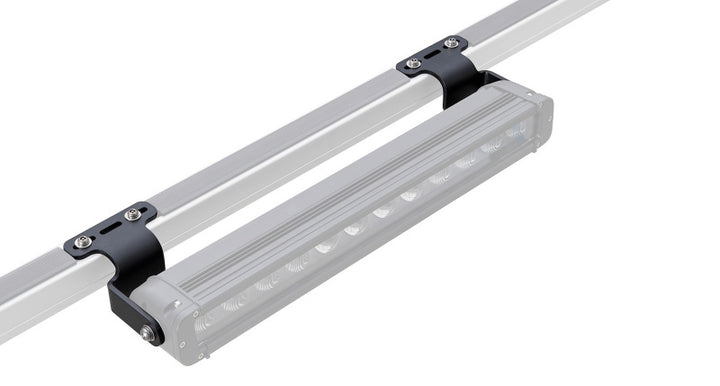 Rhino-Rack Vortex & Heavy Duty LED Light Brackets - 2 Pack - Bull Strap