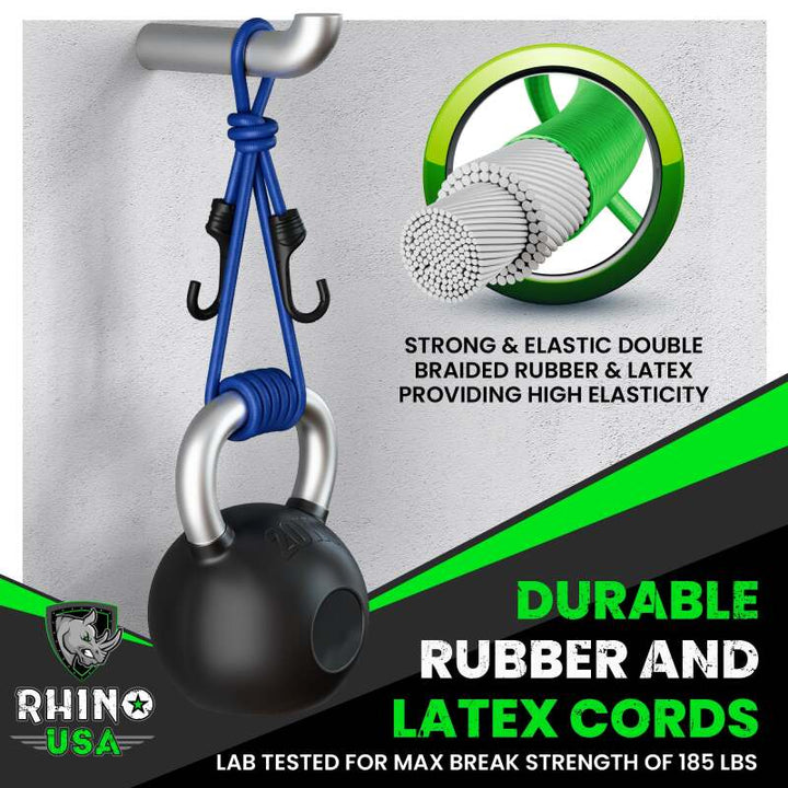 Rhino USA 28Pc Bungee Cord Assortment - Bull Strap